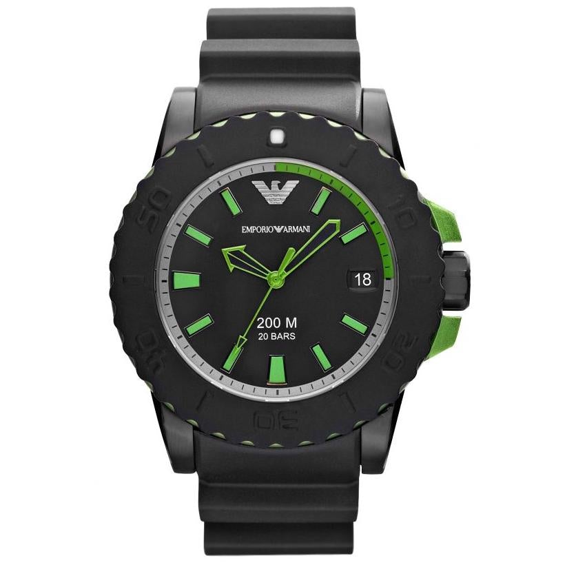 Emporio Armani Men's Black Watch - AR6102